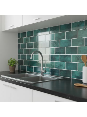 relaxdays 20 x Klebefliesen in Grün - 30x30