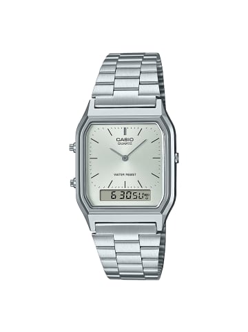 Casio Edelstahl weiß unisex 29mm