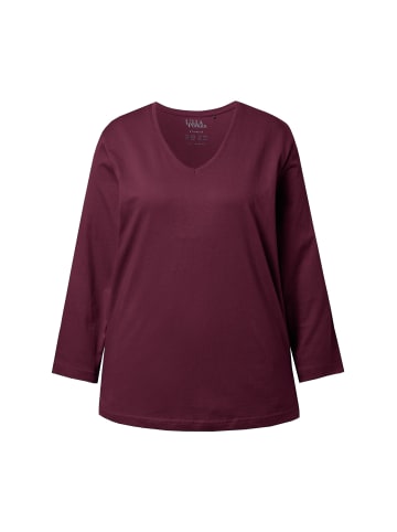 Ulla Popken Shirt in dunkle beere