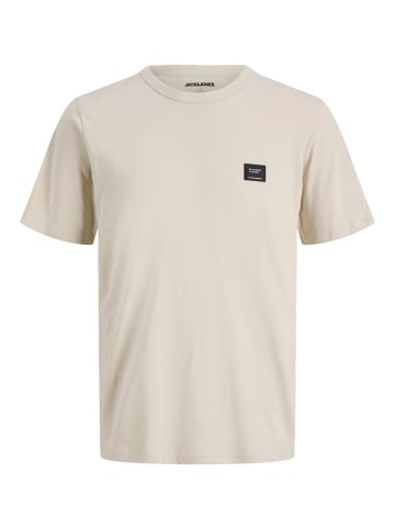 JACK & JONES Junior Baumwolle T-Shirt Cleveland Jjcleveland in moonbeam