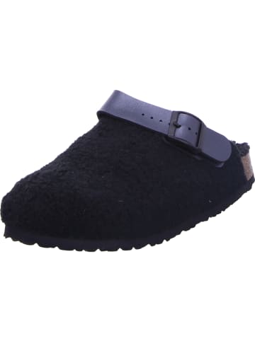 Fischer Markenschuh Pantoffel in schwarz