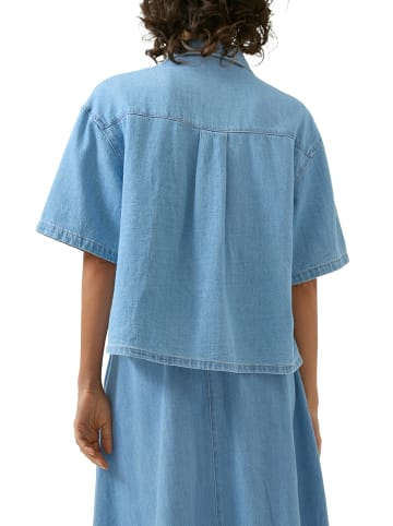 s.Oliver Jeansbluse in light stone