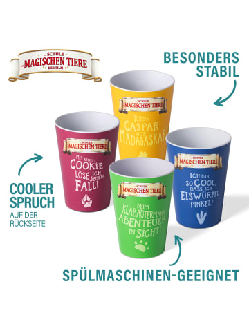 Stoneline Die Schule der Magischen Tiere Becher-Set | 4tlg. | 250 ml in Bunt