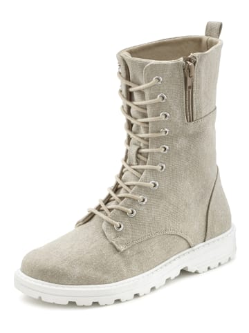 LASCANA Stiefelette in beige