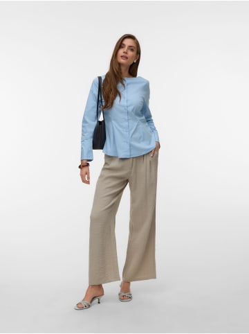 Vero Moda Popelin Hemd in Cashmere Blue
