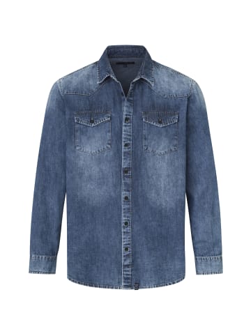 Paddock's Jeanshemd in dark stone