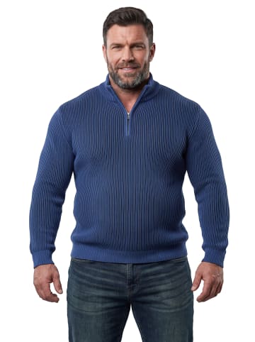 Men Plus Pullover in atlantikblau