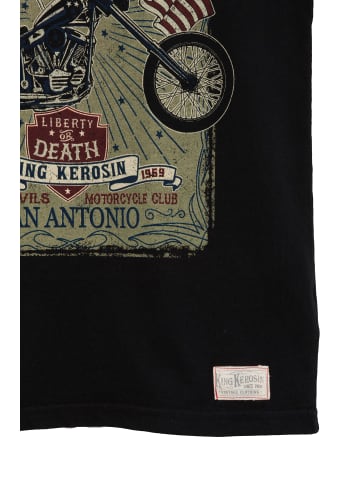 King Kerosin T-Shirt in Schwarz