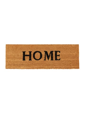 relaxdays Fußmatte Home in Natur - (B)75 x (T)25 cm