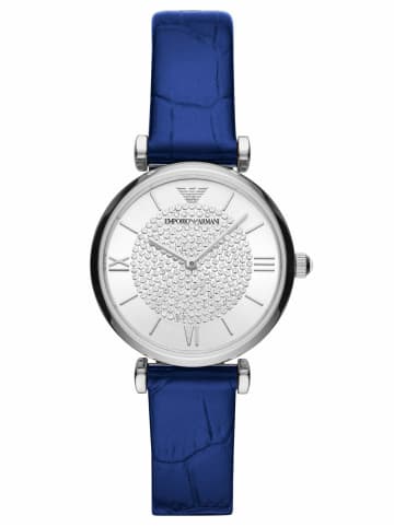 Armani Analoguhr für Damen in blau
