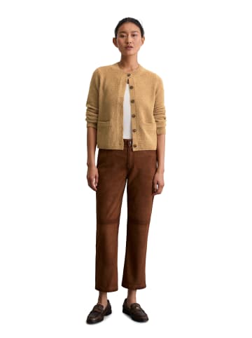 Marc O'Polo Cardigan regular in pure sand