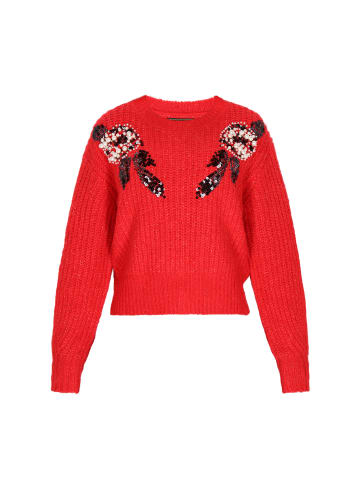 faina Women Sweater in red