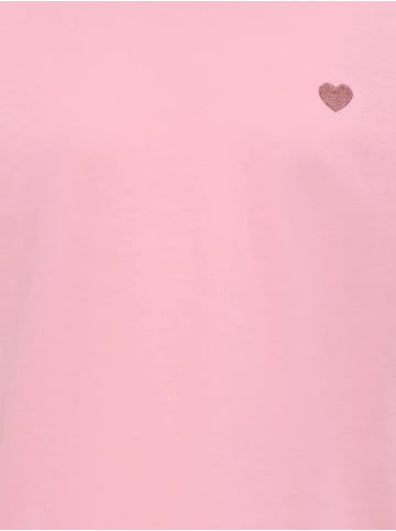 KIDS ONLY T-Shirt KOGMAIKEN LIFE CROPHEART TOP in romance rose