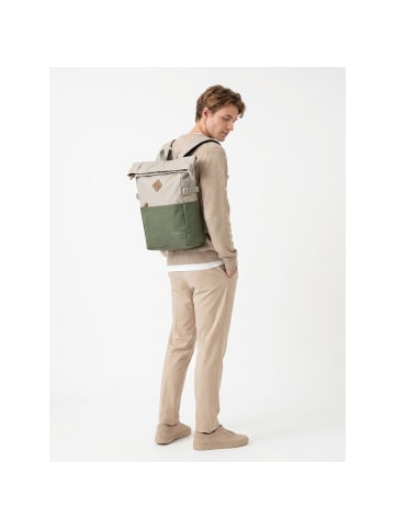 Worldpack Campus Style Daypack 50 cm Laptopfach hellgrau-khaki