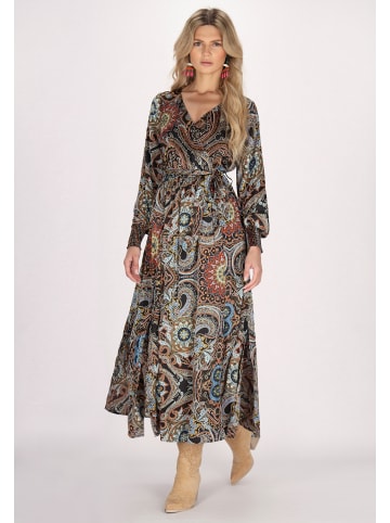 usha FESTIVAL Damen Dress in Schwarz Mehrfarbig
