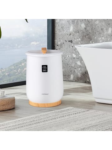 COSTWAY 20L Handtuchwärmer Eimer in Weiß