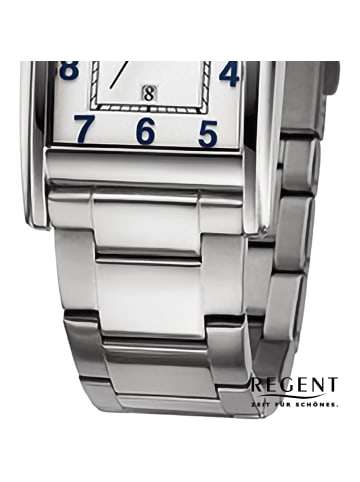 Regent Analog-Armbanduhr Regent Metallarmband silber klein (ca. 29mm)