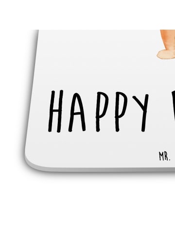 Mr. & Mrs. Panda Untersetzer Bär Geburtstag mit Spruch in Weiß