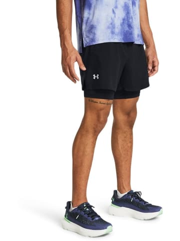 Under Armour Sportshorts "Ua Launch 5'' 2-In-1 Shorts" in Schwarz