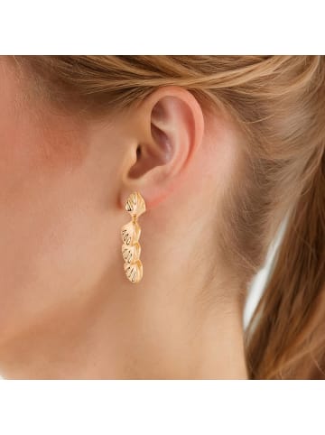 Yokoamii Ohrringe aus Metall-Legierung in gelbgold