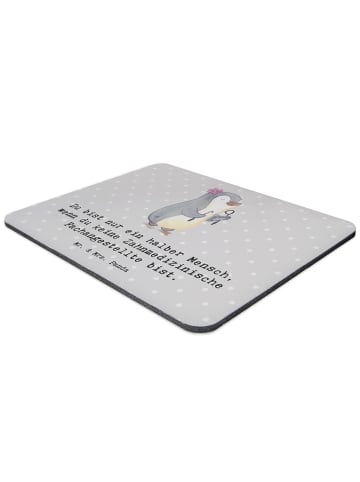 Mr. & Mrs. Panda Mouse Pad Zahnmedizinische Fachangestellte Herz... in Grau Pastell
