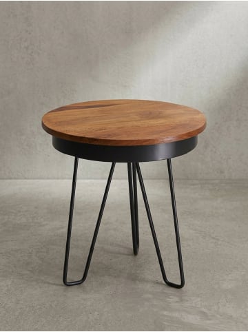 KADIMA DESIGN Beistelltisch 43x45x43 cm Holz Couchtisch