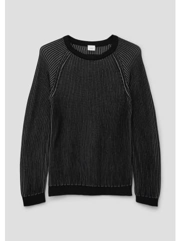 s.Oliver Strickpullover langarm in Schwarz