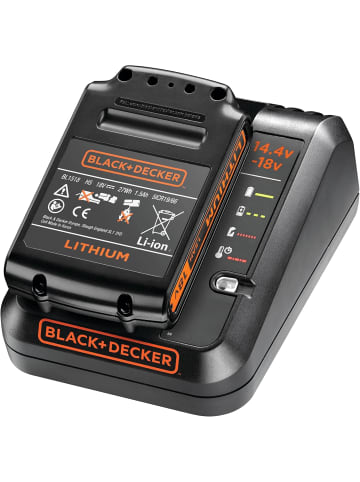 Black & Decker Akku 18V Multivolt-Schnell-Ladegerät 14,4+18 V