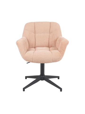 DUBI Möbel 2er-Set: Bürostuhl Mika-Nala in Rosa - (B)65 x (H)78 x  (T)66 cm