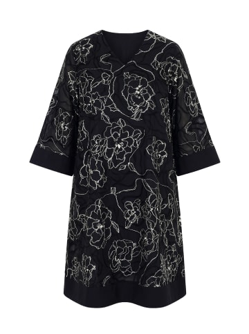 Ulla Popken Midikleid in schwarz