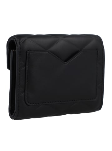 Lacoste Core Essentials Crocodelle Geldbörse Leder 11.5 cm in noir