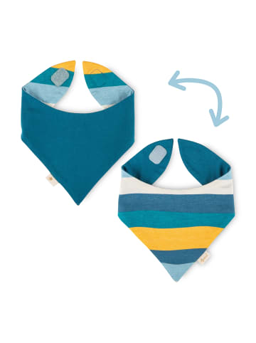 Sigikid Wendehalstuch Blue & Bright in Petrol