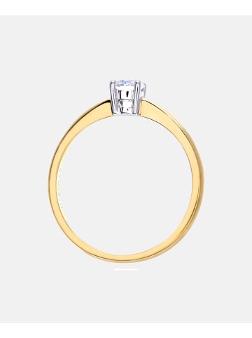 Diamant L'éternel Verlobungsring aus 750 Gelbgold mit 18 Karat Diamant