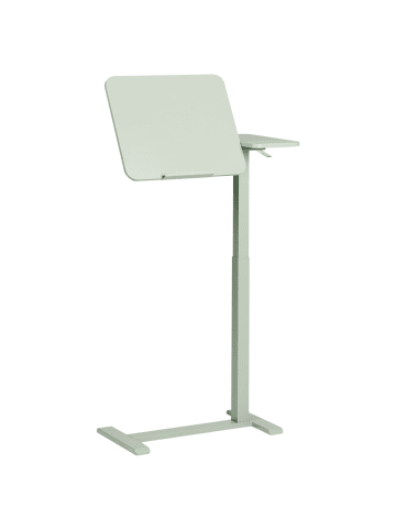 Beliani Verstellbarer Laptopständer SCHOLA in Grün - (W) 70 x (H) 76 x (L) 40 cm
