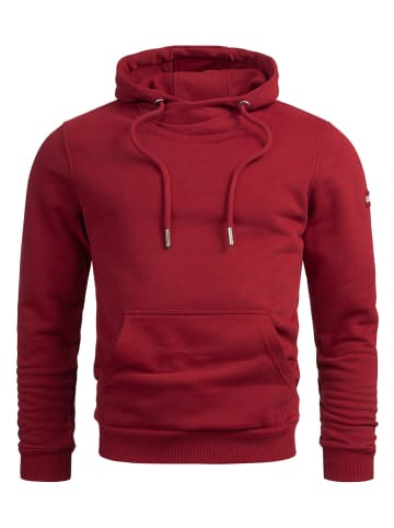 Alessandro Salvarini Hoodie Alessandro Salvarini Herren Hoodie AS295 in Bordeaux
