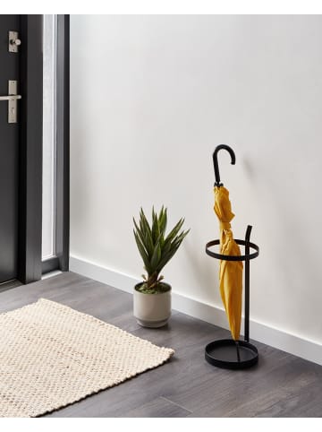 Beliani Schirmständer LOBAMBA in Schwarz - (W) 21 x (H) 50 x (L) 21 cm