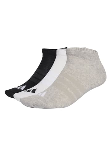 adidas Socken 3er Pack in Schwarz/Grau/Weiß