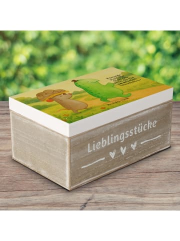 Mr. & Mrs. Panda Geschenkbox Schildkröte Maus Design mit Spruch in Weiß