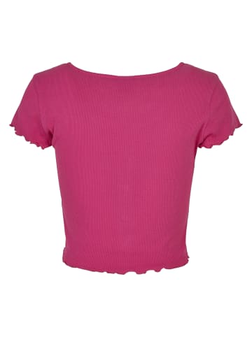 Urban Classics Cropped Tee in brightviolet
