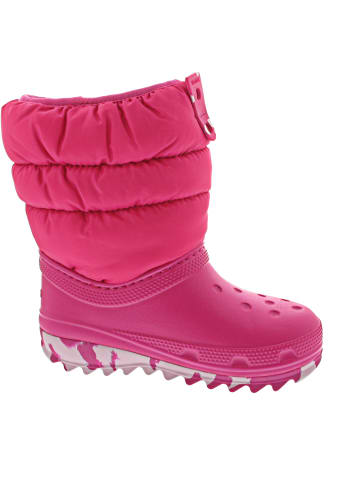 Crocs Classic Neo Puff Boot Stiefel Rosa