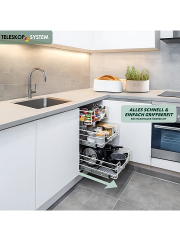 bremermann Teleskopschublade ca. 55,5-57 x 14 x 44 cm (B/H/T)