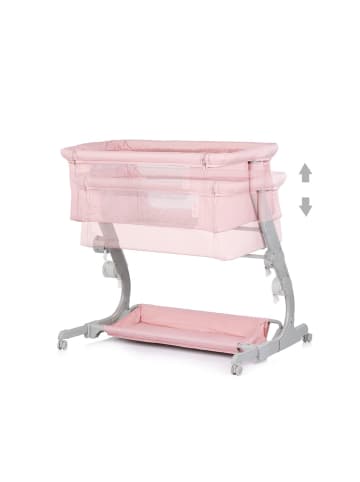 Chipolino Beistellbett Eleganza Matratze in rosa