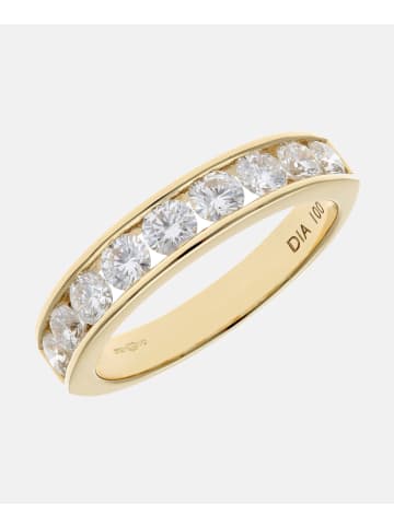 Diamant L'éternel Eternity-Ring aus 750 Gelbgold mit 1 Karat Diamant