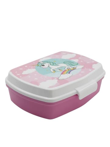 COFI 1453 Unicorn Kinder Brotdose – Lunchbox Pausenbox Schulbrotbox in Lila