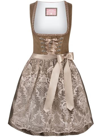 Stockerpoint Mini Dirndl "Loredana" in taupe