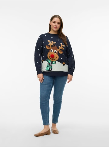 Vero Moda Strickpullover in Navy Blazer