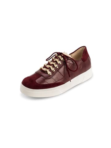 VITAFORM Echt Leder & vitaform Stretch Sneaker in bordeaux