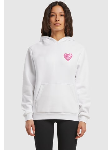 Mister Tee Mister Tee Have A Great Day Ladies Fluffy Hoody in white