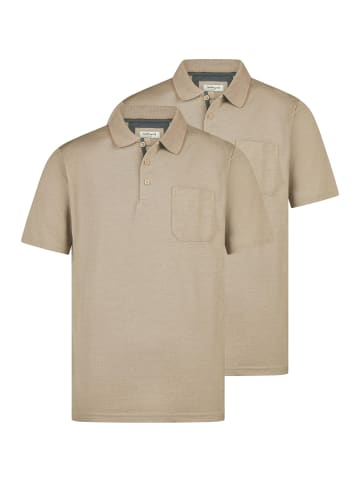 Redmond Poloshirt Basic in Beige