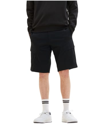 TOM TAILOR Denim Short in schwarz
